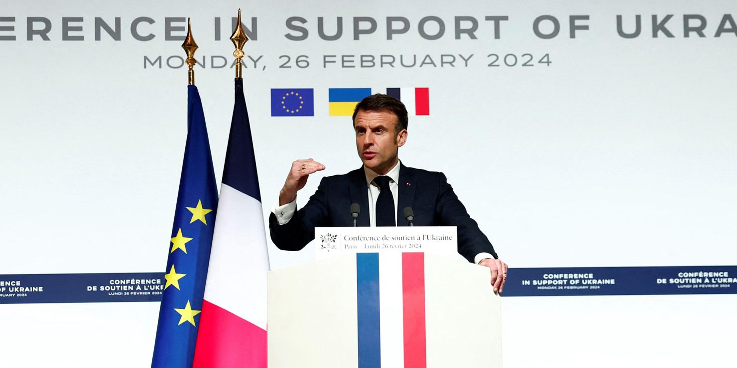 مآلات التصعيد في خطاب الرئيس الفرنسي تجاه حرب أوكرانيا
