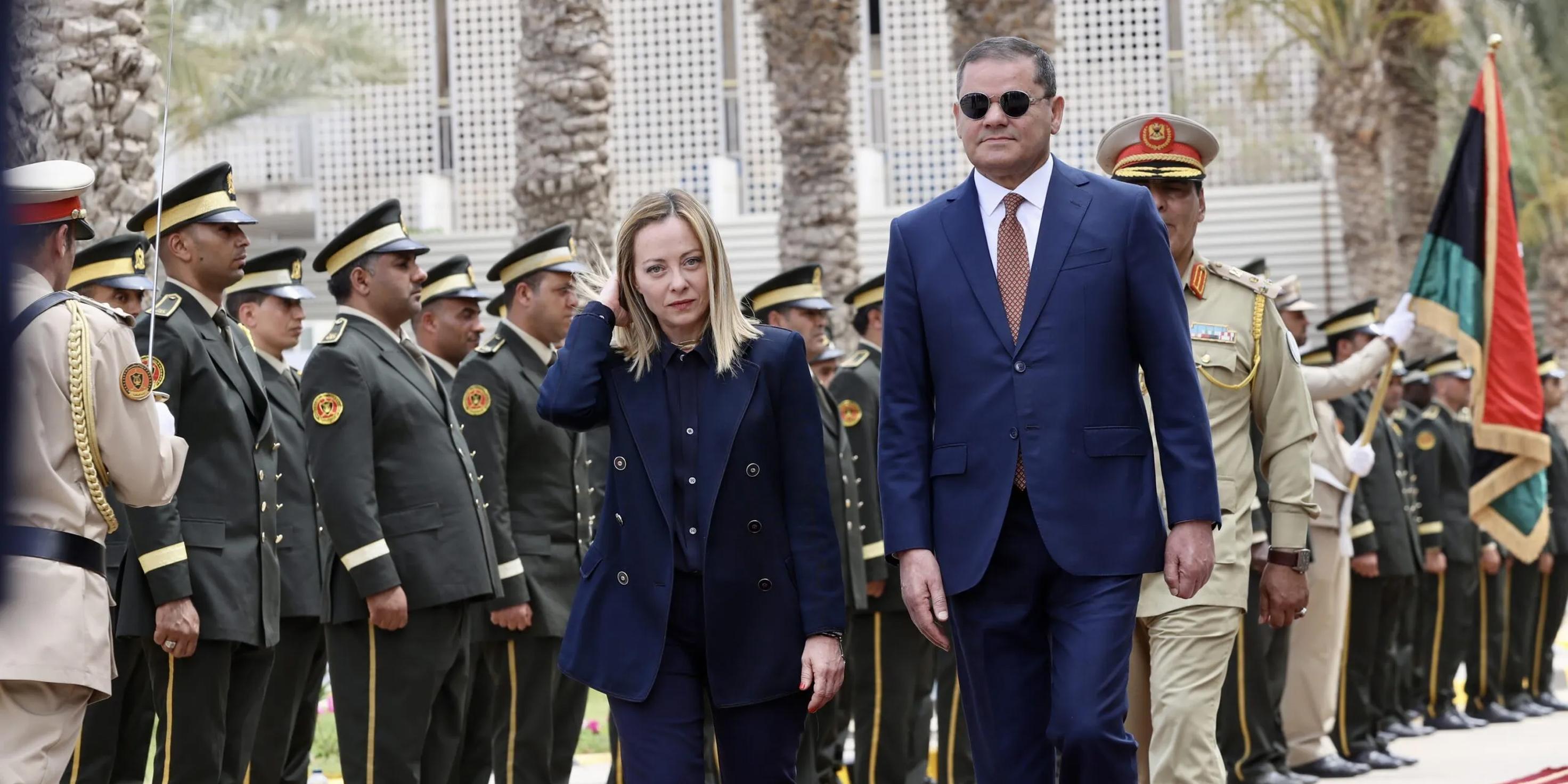 ما دوافع زيارة رئيسة وزراء إيطاليا إلى ليبيا؟